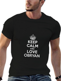 Keep Calm and Love Obryan Graphic Tee