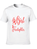 Move Over Boys Firefighter T-Shirt