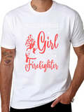 Move Over Boys Firefighter T-Shirt