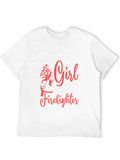 Move Over Boys Firefighter T-Shirt