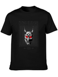 Demons Oni Mask T-Shirt - Urban Style