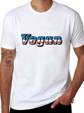 Vegan USA Flag T-Shirt