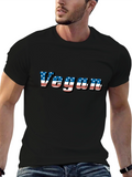 Vegan USA Flag T-Shirt