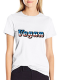 Vegan USA Flag T-Shirt
