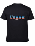 Vegan USA Flag T-Shirt