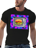 Retro TV Burger Graphic Tee