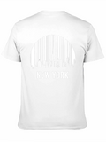 New York Skyline Barcode T-Shirt