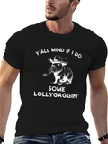 Funny Lollygagging Capybara Graphic T-Shirt