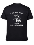 Funny Lollygagging Capybara Graphic T-Shirt