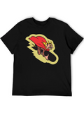 Devil Cartoon Graphic Black T-Shirt