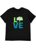 Love Nature Graphic Tee - Black