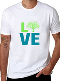 Love Nature Graphic Tee - Black