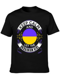 Keep Calm Ukrainian Girl Black T-Shirt