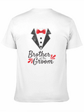 Brother of the Groom Tuxedo Graphic T-Shirt
