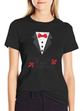 Brother of the Groom Tuxedo Graphic T-Shirt
