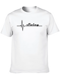 Swing Heartbeat T-Shirt - Cool Graphic Tee