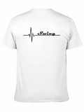 Swing Heartbeat T-Shirt - Cool Graphic Tee