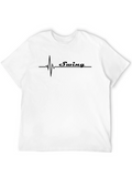 Swing Heartbeat T-Shirt - Cool Graphic Tee