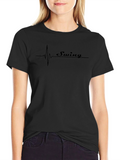 Swing Heartbeat T-Shirt - Cool Graphic Tee