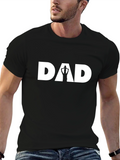 Dad Graphic Tee - Black Cotton Fathers Day Shirt
