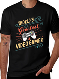 Worlds Greatest Video Gamer Black T-Shirt