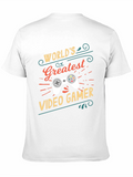 Worlds Greatest Video Gamer Black T-Shirt