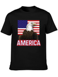 American Eagle Flag Graphic T-Shirt