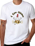 I Love Chicken Meditation T-Shirt