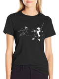 Peter Pan vs Captain Hook Black T-Shirt