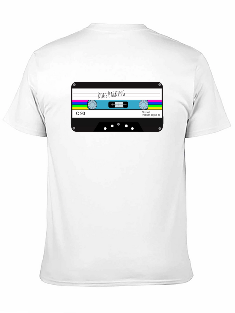 Dogs Barking Cassette Tape Graphic Tee