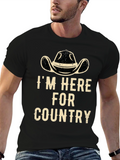 Im Here For Country Graphic Tee