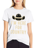 Im Here For Country Graphic Tee