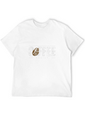 Coffee Addict Graphic Tee - Distressed Print
