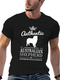 Authentic Australian Shepherd Graphic T-Shirt