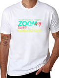Quarantine Style Zoom Middle School T-Shirt