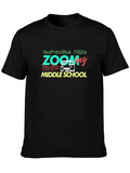 Quarantine Style Zoom Middle School T-Shirt