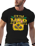 Summer Sunflower Graphic T-Shirt
