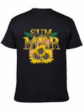 Summer Sunflower Graphic T-Shirt