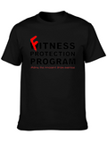 Fitness Protection Program Black T-Shirt