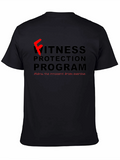 Fitness Protection Program Black T-Shirt