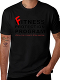 Fitness Protection Program Black T-Shirt