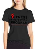 Fitness Protection Program Black T-Shirt
