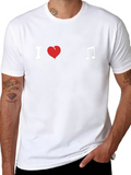 I Love House Music Graphic T-Shirt