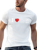 I Love House Music Graphic T-Shirt