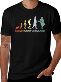 Evolution of a Banjoist T-Shirt - Black