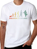 Evolution of a Banjoist T-Shirt - Black