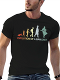 Evolution of a Banjoist T-Shirt - Black