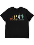 Evolution of a Banjoist T-Shirt - Black