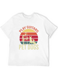 Play Guitars Pet Dogs Graphic Tee