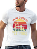Play Guitars Pet Dogs Graphic Tee